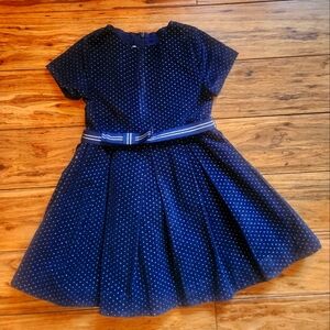 Jacadi blue dress size 6A